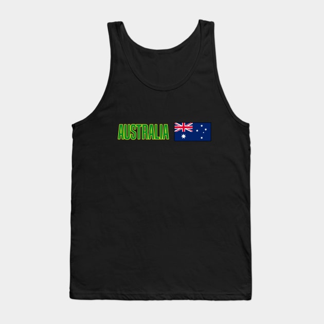 Australia Flag for Australian Fans Tank Top by McNutt